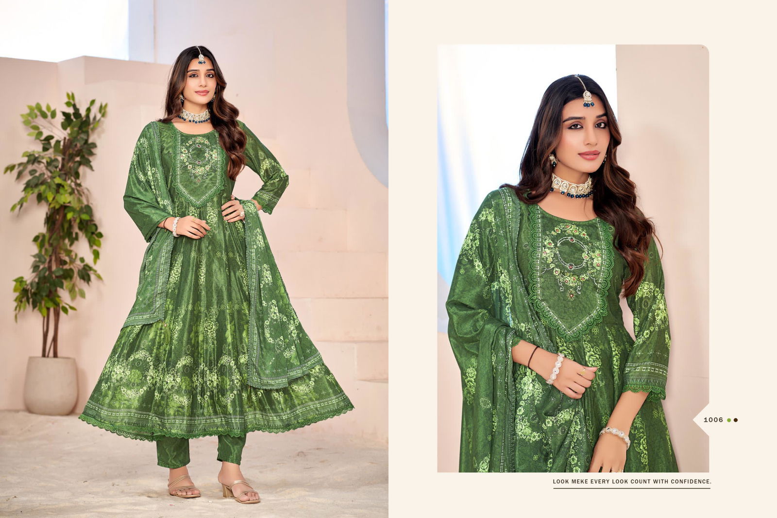 Antra By  Isavasyam Long Designer Anarkali  Kurti Bottom With Dupatta Wholesale Shop In Surat